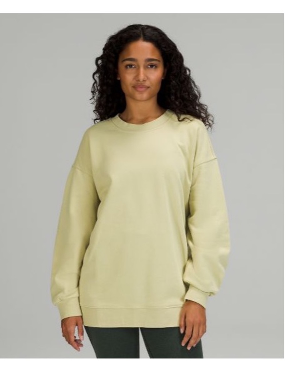 Lululemon Perfectly Oversized Crew - Dew Green